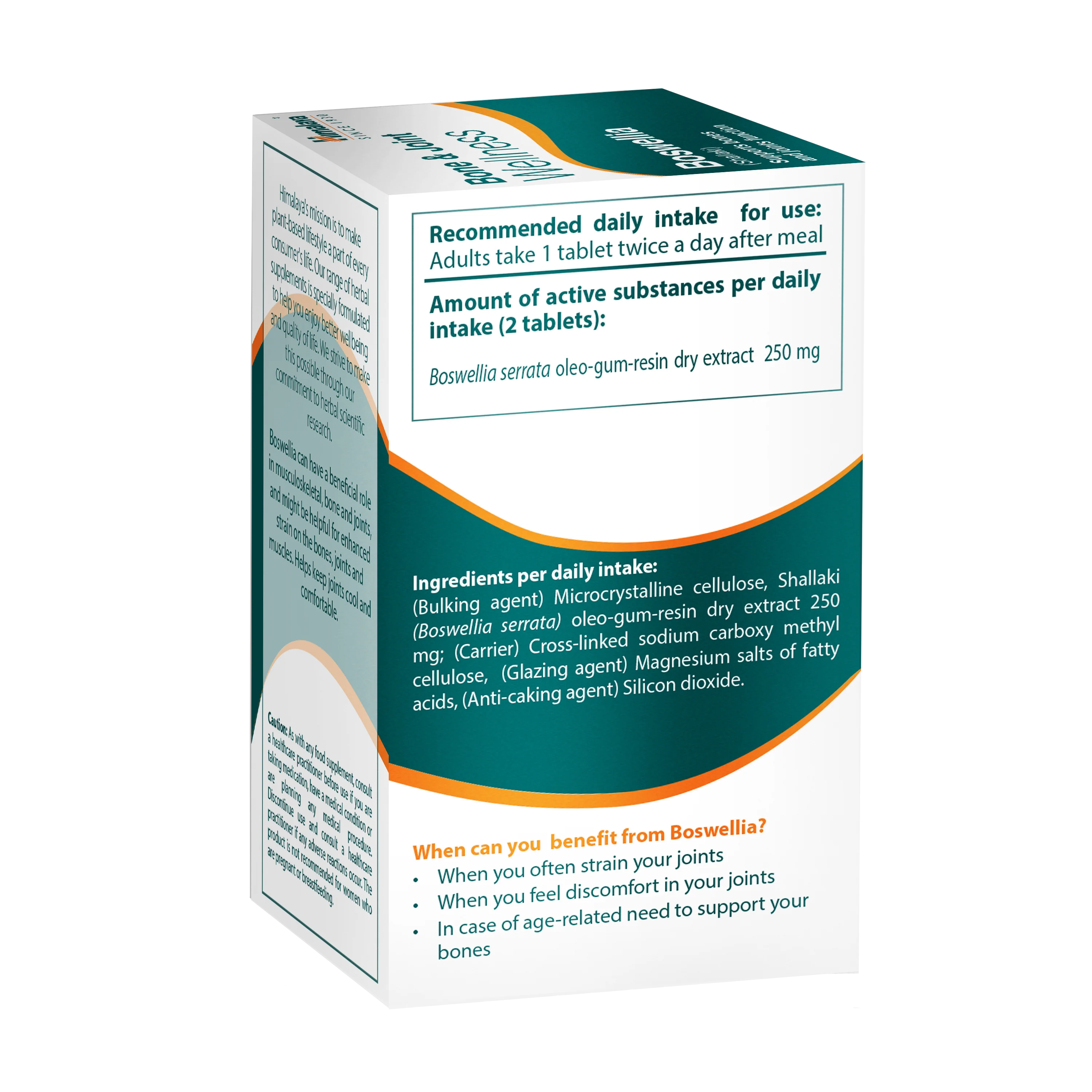 Himalaya Bone & Joint Wellness Boswellia - 60 Tabletten - Image 3