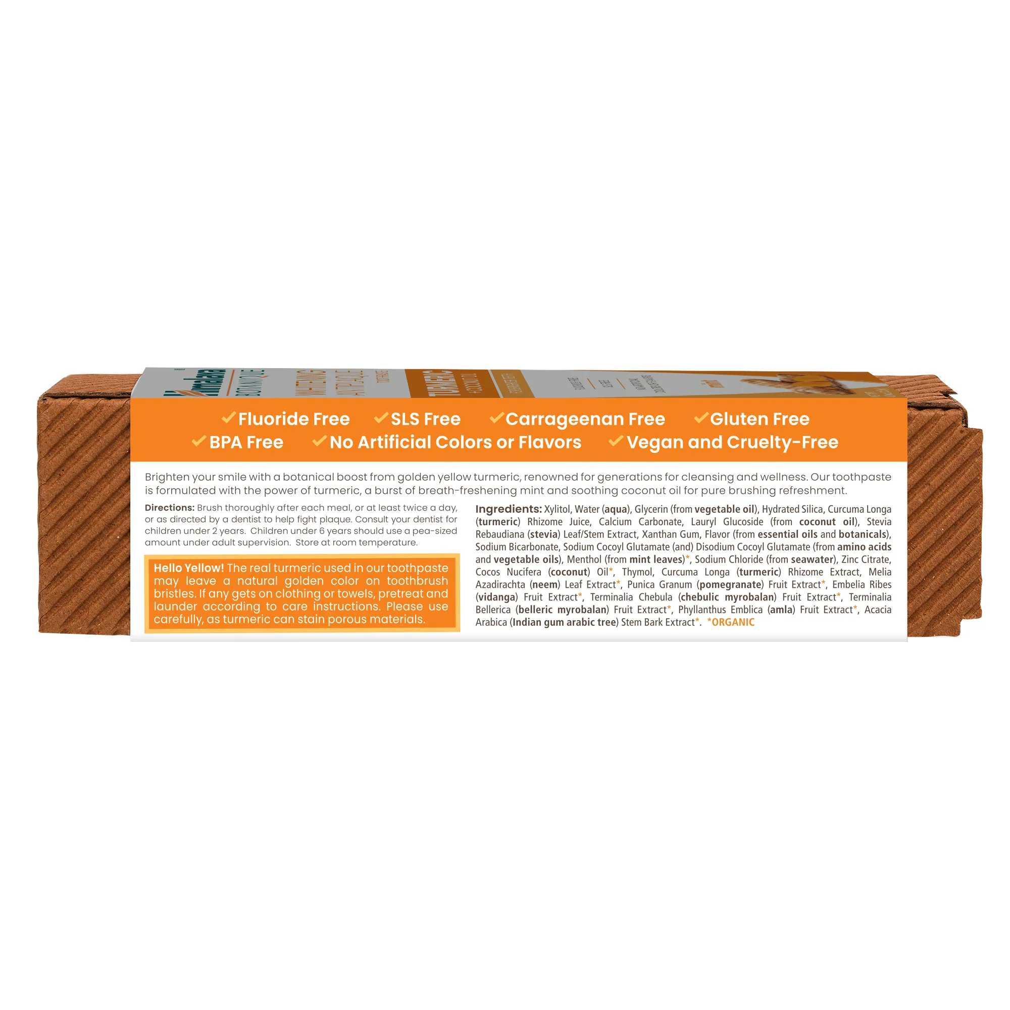 Himalaya Botanique Aufhellende Antiplaque Zahnpasta Kurkuma + Kokosnussöl 113G - Image 4