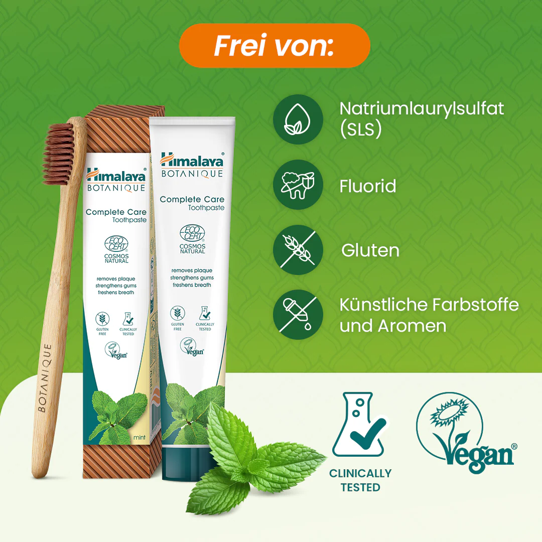 Himalaya Botanique Complete Care Zahnpasta – Minze 75 ml - Image 3