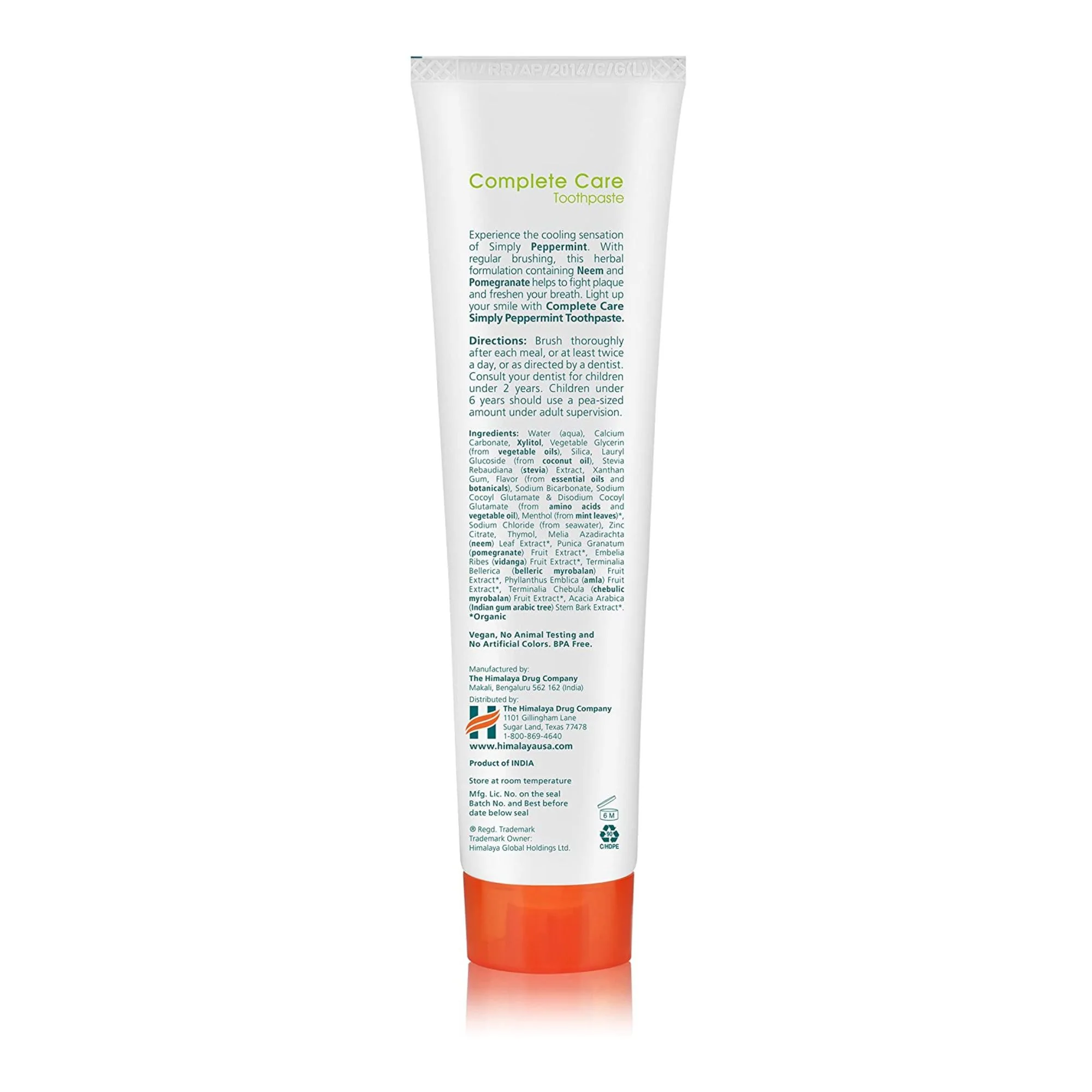 Himalaya BOTANIQUE Complete Care Zahnpasta - Simply Peppermint - 150g - Image 3