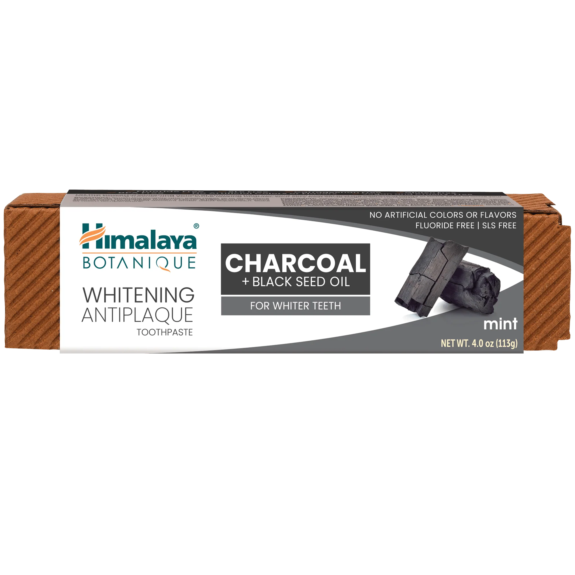 Himalaya Botanique Whitening Antiplaque Zahnpasta Holzkohle + Schwarzkümmelöl 113G - Image 5