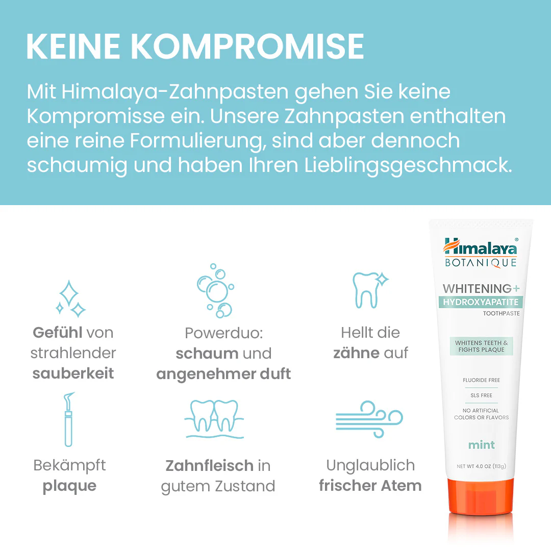 Himalaya Botanique Whitening-Zahnpasta mit Hydroxylapatit - 113 g - Image 5