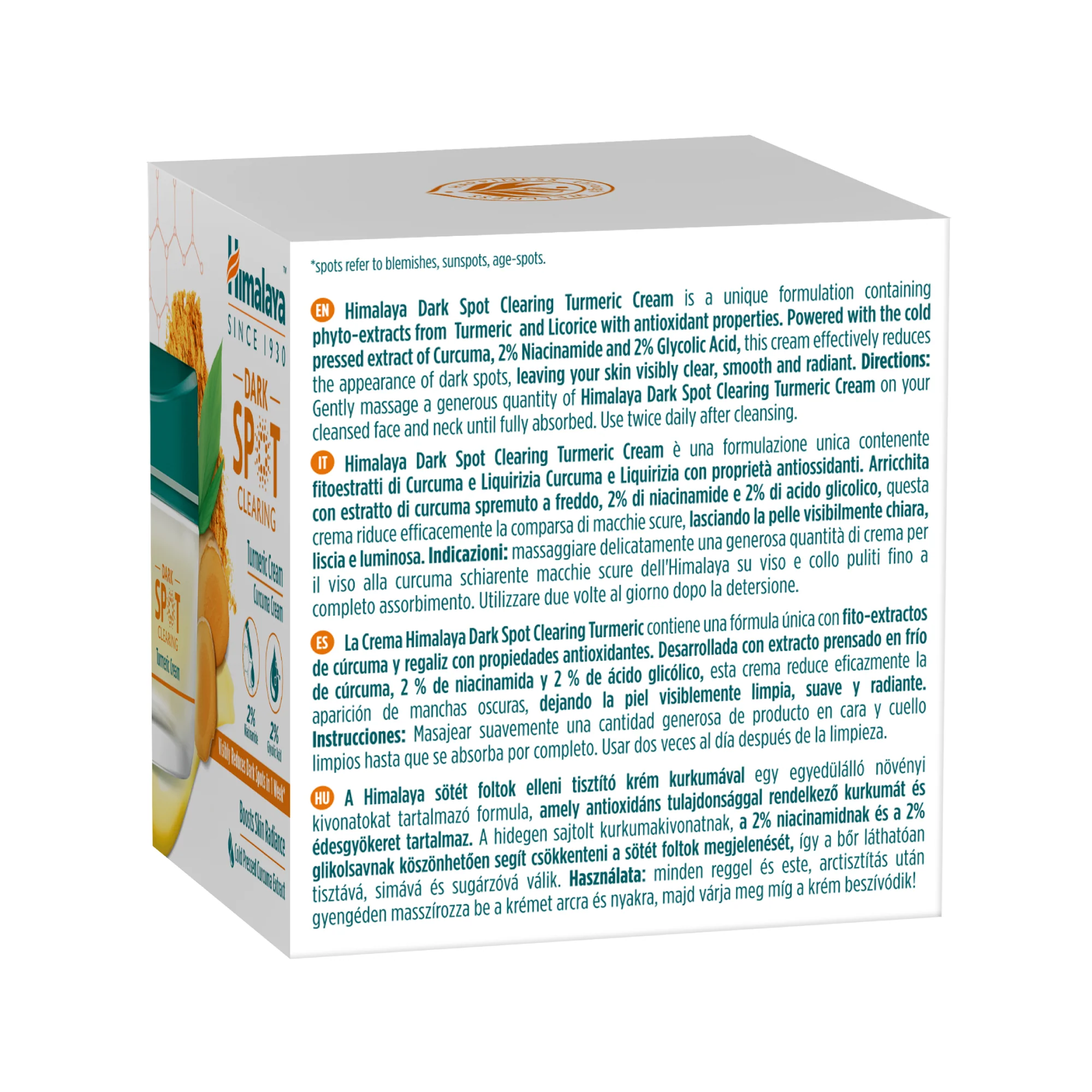 Himalaya Dark Spot Clearing Curcuma Gesichtscreme - Image 6
