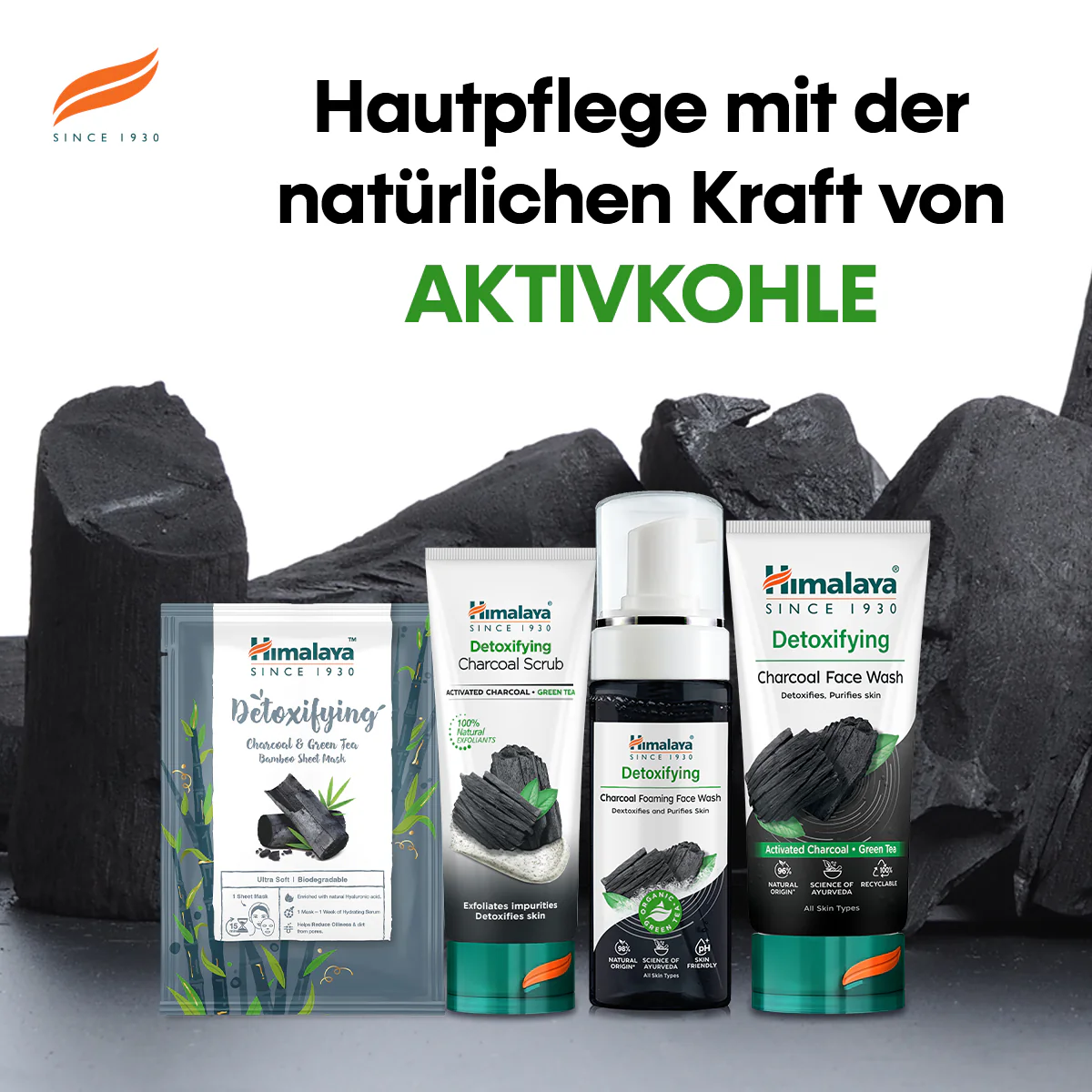 Himalaya Entgiftende, Schaumende Gesichtswasche Aus Holzkohle 150ml - Image 6