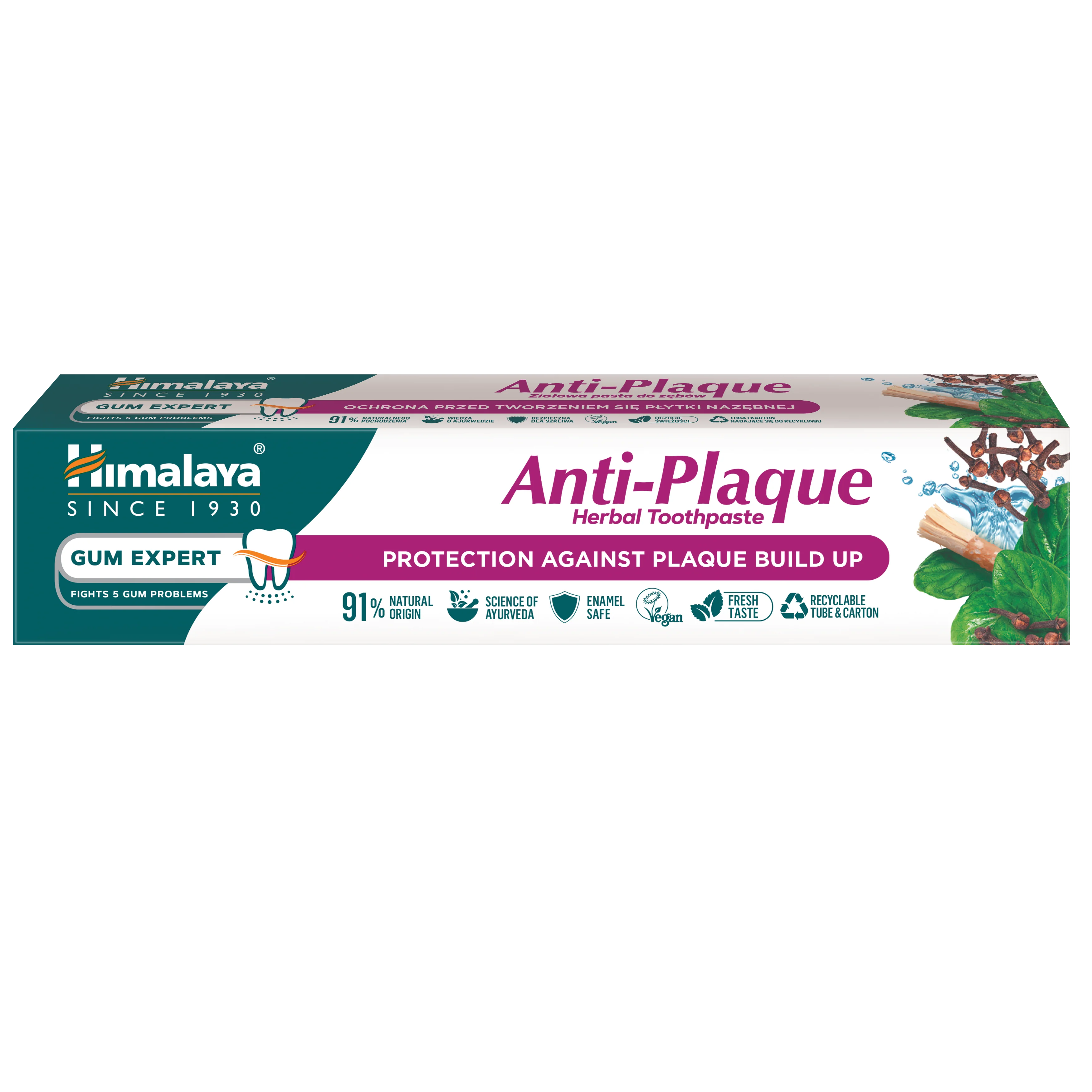 Himalaya Gum Expert Anti-Plaque Kräuterzahnpasta
