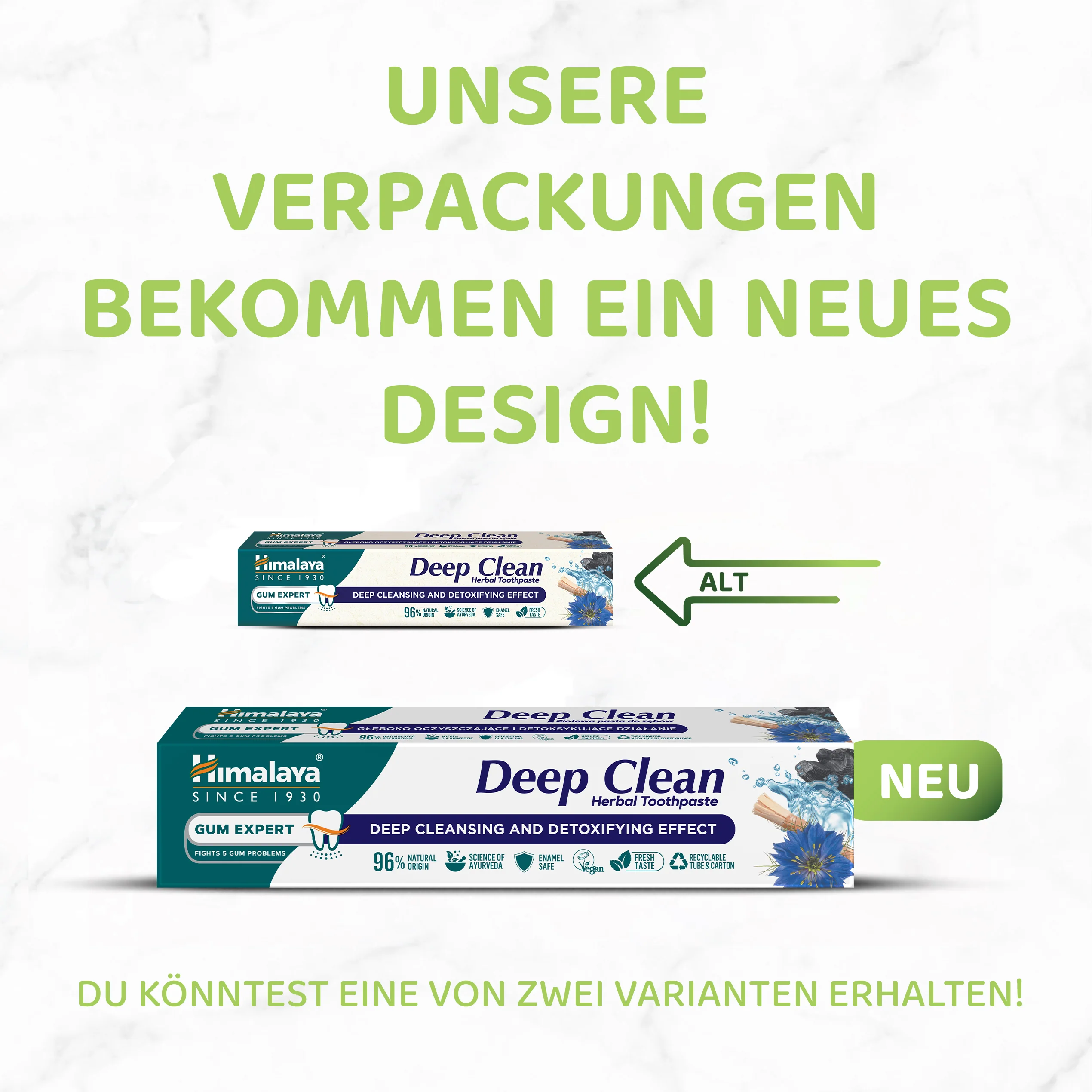 Himalaya Gum Expert Deep Clean Kräuterzahnpasta - 75ml - Image 4