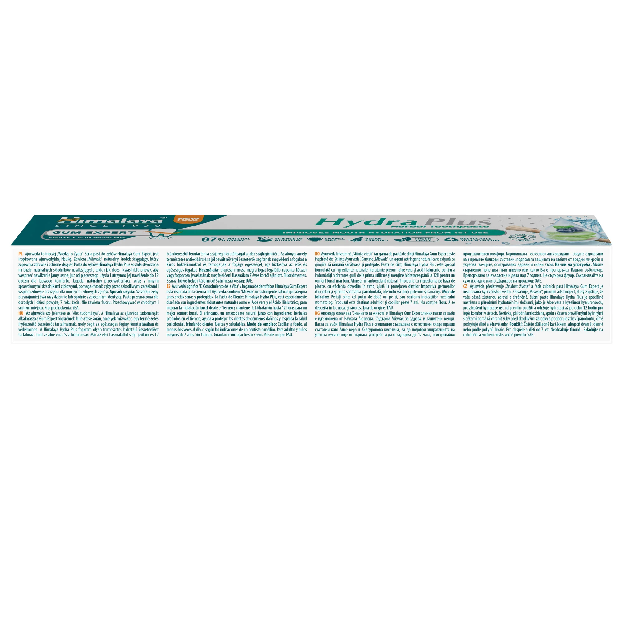 Himalaya Gum Expert Hydra Plus Kräuterzahnpasta - 75 ml - Image 3