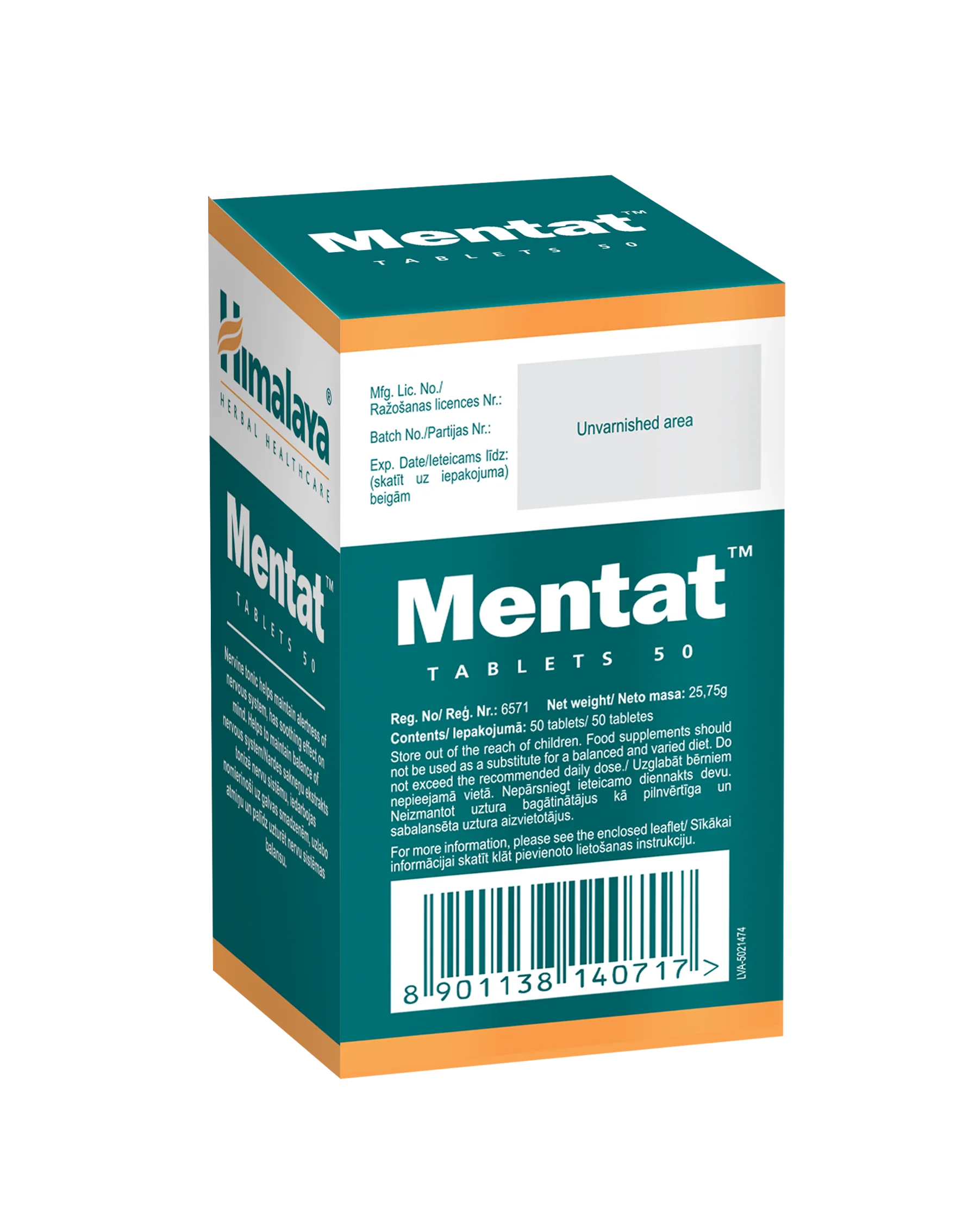 Himalaya Mentat - 50 Tablets - Image 3