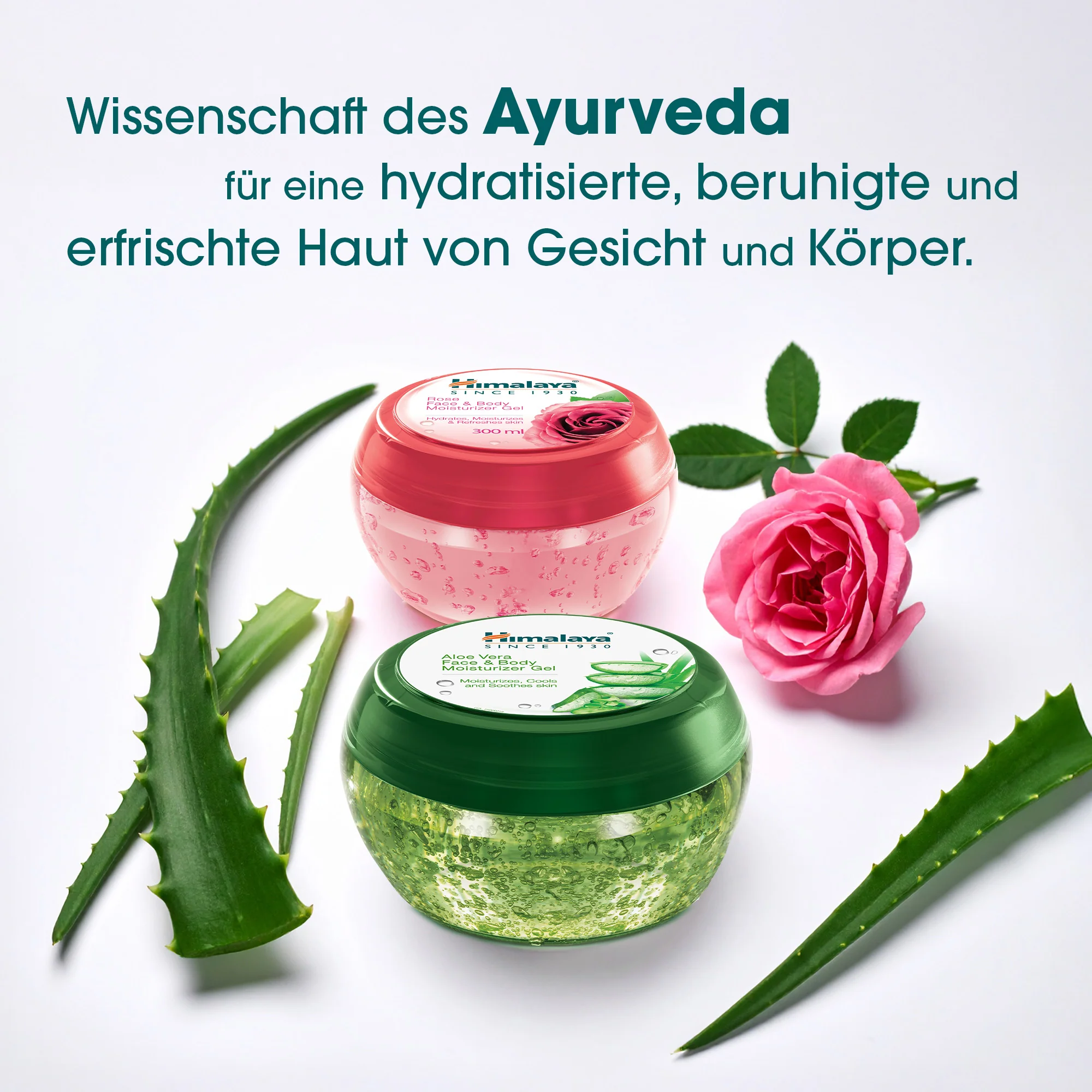 Himalaya Rose Feuchtigkeitsspendendes Gel Fur Gesicht Und Korper - 300ml - Image 6