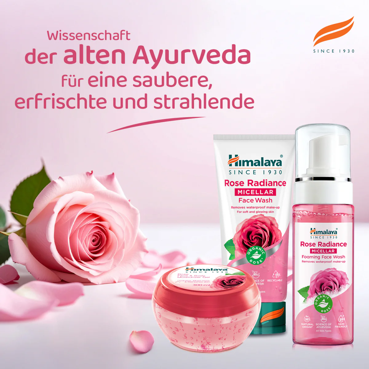 Himalaya Rose Feuchtigkeitsspendendes Gel Fur Gesicht Und Korper - 300ml - Image 7